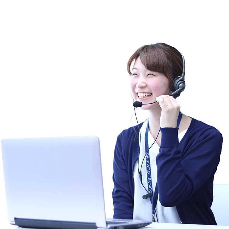 デザインガラスについてお気軽にお電話ください!